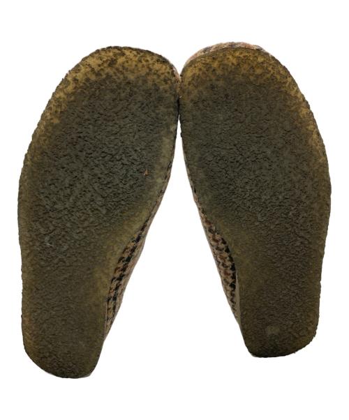 CLARKS（クラークス）CLARKS (クラークス) Harris Tweed (ハリスツイード) ツイードワラビーブーツ ベージュ サイズ:26.5cmの古着・服飾アイテム