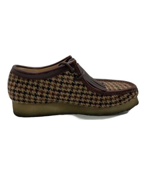 CLARKS（クラークス）CLARKS (クラークス) Harris Tweed (ハリスツイード) ツイードワラビーブーツ ベージュ サイズ:26.5cmの古着・服飾アイテム