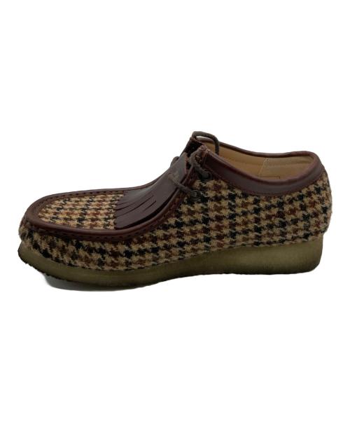 CLARKS（クラークス）CLARKS (クラークス) Harris Tweed (ハリスツイード) ツイードワラビーブーツ ベージュ サイズ:26.5cmの古着・服飾アイテム