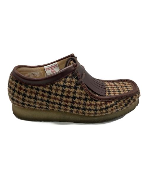 CLARKS（クラークス）CLARKS (クラークス) Harris Tweed (ハリスツイード) ツイードワラビーブーツ ベージュ サイズ:26.5cmの古着・服飾アイテム