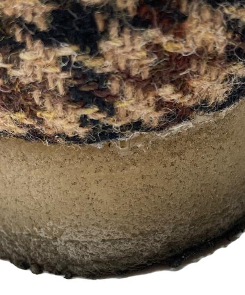 CLARKS（クラークス）CLARKS (クラークス) Harris Tweed (ハリスツイード) ツイードワラビーブーツ ベージュ サイズ:26.5cmの古着・服飾アイテム