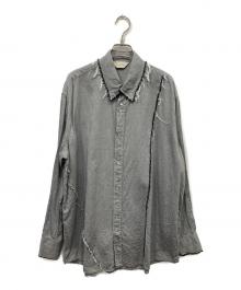 jieda（ジエダ）の古着「SWITCHING BUTTON DOWN SHIRT」｜グレー