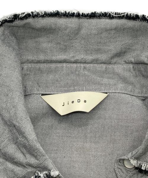 jieda（ジエダ）jieda (ジエダ) SWITCHING BUTTON DOWN SHIRT グレー サイズ:2の古着・服飾アイテム