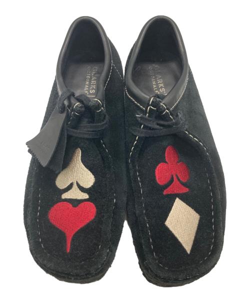 CLARKS ORIGINALS（クラークス オリジナルズ）CLARKS ORIGINALS (クラークス オリジナルズ) stussy (ステューシー) Wallabee / ワラビー ブラック サイズ:25.5cmの古着・服飾アイテム