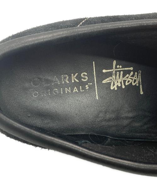 CLARKS ORIGINALS（クラークス オリジナルズ）CLARKS ORIGINALS (クラークス オリジナルズ) stussy (ステューシー) Wallabee / ワラビー ブラック サイズ:25.5cmの古着・服飾アイテム