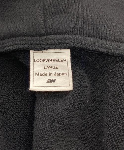 LOOPWHEELER（ループウィラー）LOOPWHEELER (ループウィラー) ジップパーカー ブラック サイズ:Lの古着・服飾アイテム