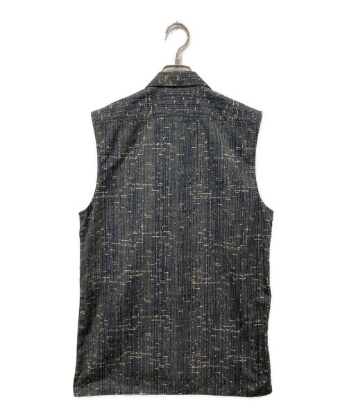 Saint Laurent Paris（サンローランパリ）Saint Laurent Paris (サンローランパリ) ロングジレ ネイビー サイズ:37-14 1/2の古着・服飾アイテム