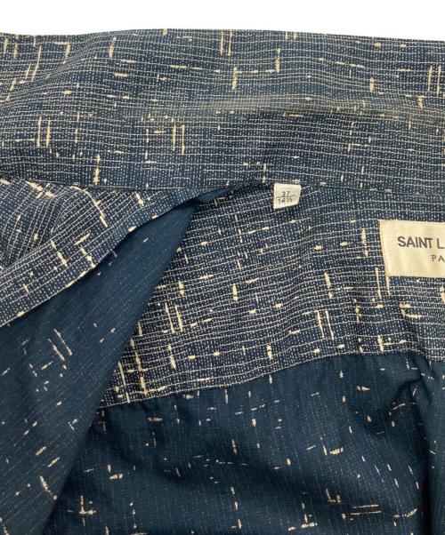 Saint Laurent Paris（サンローランパリ）Saint Laurent Paris (サンローランパリ) ロングジレ ネイビー サイズ:37-14 1/2の古着・服飾アイテム