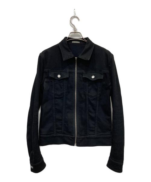 DIOR HOMME（ディオール オム）DIOR HOMME (ディオール オム) ジップアップデニムジャケット ブラック サイズ:48の古着・服飾アイテム