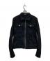 DIOR HOMME（ディオール オム）の古着「ジップアップデニムジャケット」｜ブラック