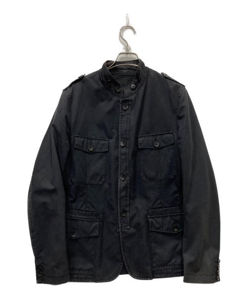 GUCCI（グッチ）GUCCI (グッチ) ミリタリージャケット ブラック サイズ:46の古着・服飾アイテム