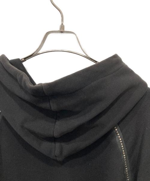 Saint Laurent Paris（サンローランパリ）Saint Laurent Paris (サンローランパリ) スタッズデザインジップスウェットパーカー ブラック サイズ:Mの古着・服飾アイテム