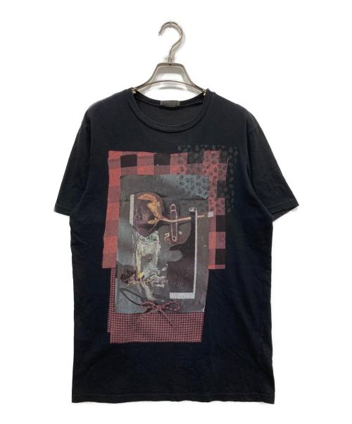 DIOR HOMME（ディオール オム）DIOR HOMME (ディオール オム) プリントTシャツ ブラック サイズ:Sの古着・服飾アイテム