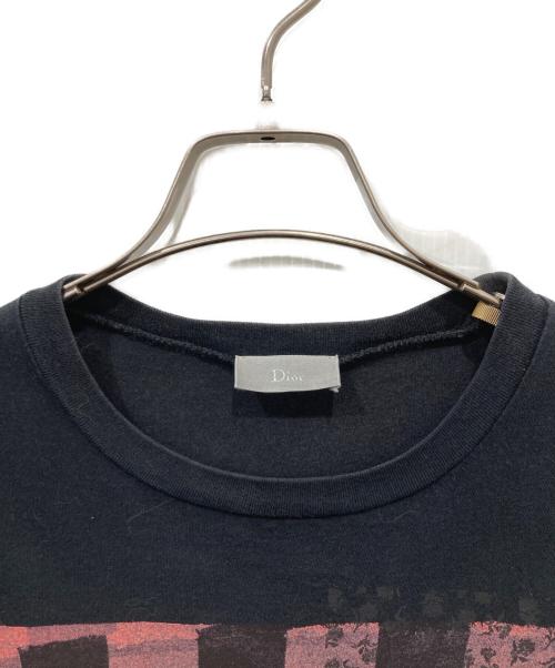 DIOR HOMME（ディオール オム）DIOR HOMME (ディオール オム) プリントTシャツ ブラック サイズ:Sの古着・服飾アイテム