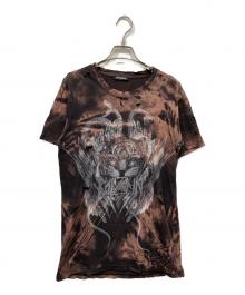 BALMAIN（バルマン）の古着「Tiger Tシャツ」｜ブラウン