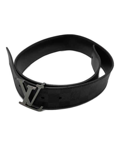 LOUIS VUITTON（ルイ ヴィトン）LOUIS VUITTON (ルイ ヴィトン) サンチュールLVイニシアルベルト / ダミエ ブラックの古着・服飾アイテム