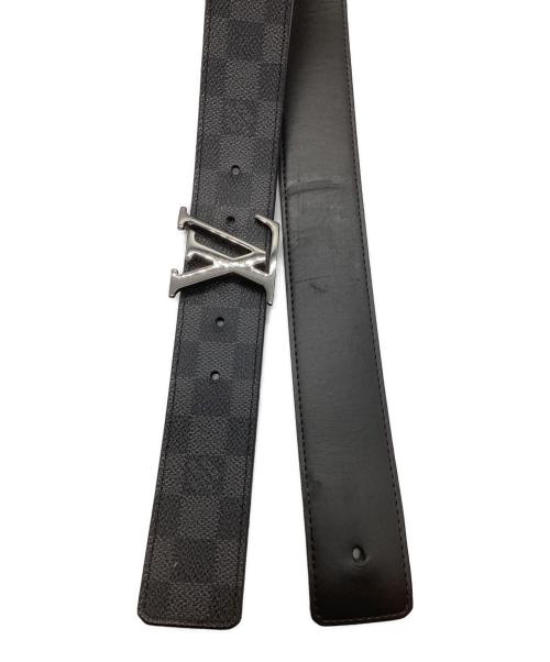 LOUIS VUITTON（ルイ ヴィトン）LOUIS VUITTON (ルイ ヴィトン) サンチュールLVイニシアルベルト / ダミエ ブラックの古着・服飾アイテム