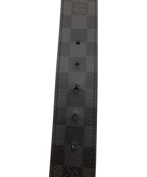 LOUIS VUITTON（ルイ ヴィトン）LOUIS VUITTON (ルイ ヴィトン) サンチュールLVイニシアルベルト / ダミエ ブラックの古着・服飾アイテム