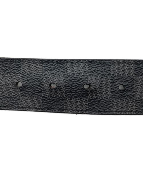LOUIS VUITTON（ルイ ヴィトン）LOUIS VUITTON (ルイ ヴィトン) サンチュールLVイニシアルベルト / ダミエ ブラックの古着・服飾アイテム