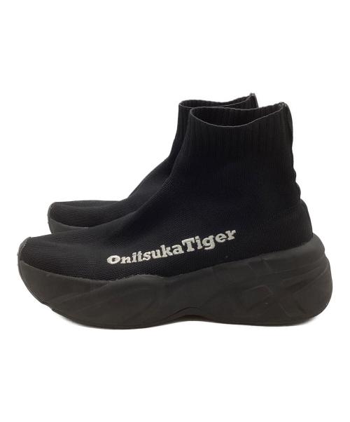 Onitsuka Tiger（オニツカタイガー）Onitsuka Tiger (オニツカタイガー) P-TRAINER KNIT ブラック サイズ:26cmの古着・服飾アイテム