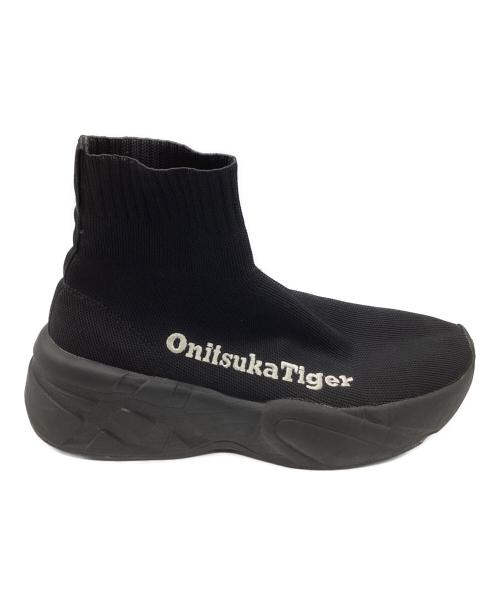 Onitsuka Tiger（オニツカタイガー）Onitsuka Tiger (オニツカタイガー) P-TRAINER KNIT ブラック サイズ:26cmの古着・服飾アイテム