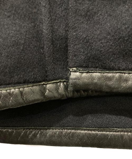SLOWGUN（スロウガン）SLOWGUN (スロウガン) レザー切替スタジャン ブラック サイズ:2の古着・服飾アイテム