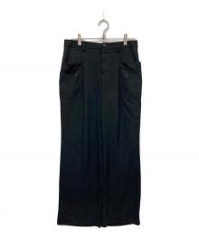 ISSEY MIYAKE（イッセイミヤケ）の古着「タックパンツ」｜ブラック