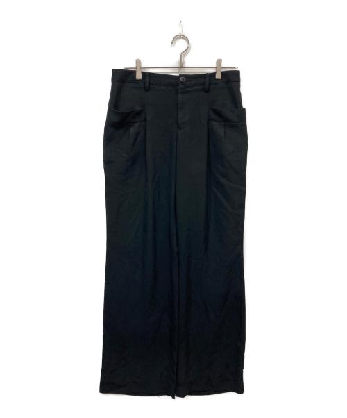 ISSEY MIYAKE（イッセイミヤケ）ISSEY MIYAKE (イッセイミヤケ) タックパンツ ブラック サイズ:3の古着・服飾アイテム