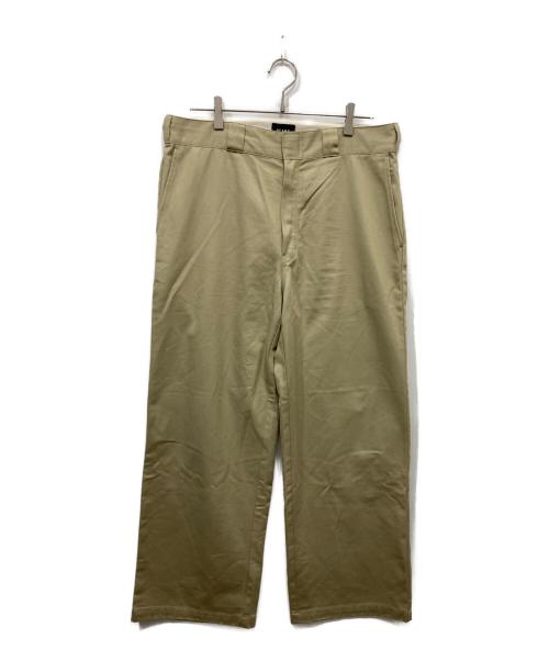 Dickies（ディッキーズ）Dickies (ディッキーズ) BEAMS (ビームス) 別注ワークパンツ ベージュ サイズ:XLの古着・服飾アイテム