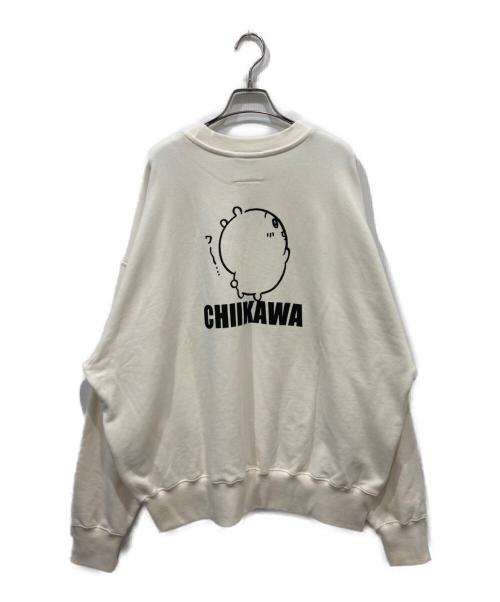 ちいかわ（チイカワ）ちいかわ (チイカワ) LOWRYS FARM (ローリーズファーム) クルーネックスウェット アイボリー サイズ:Freeの古着・服飾アイテム