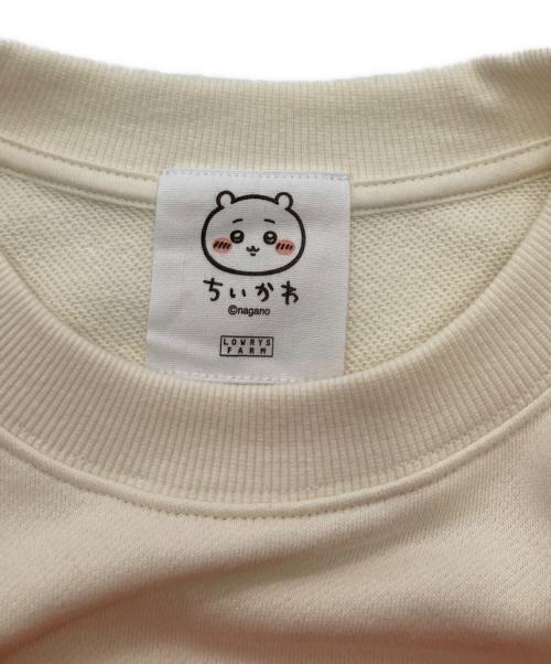 ちいかわ（チイカワ）ちいかわ (チイカワ) LOWRYS FARM (ローリーズファーム) クルーネックスウェット アイボリー サイズ:Freeの古着・服飾アイテム