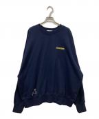 ちいかわ×LOWRYS FARMチイカワ×ローリーズファーム）の古着「クルーネックスウェット」｜ネイビー