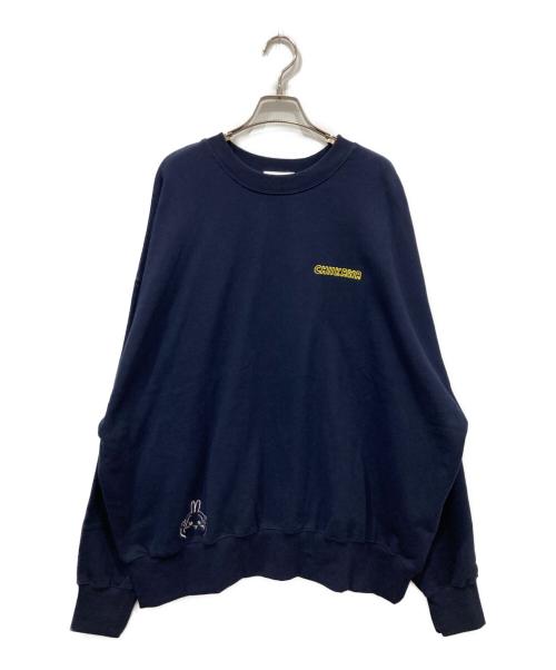 ちいかわ（チイカワ）ちいかわ (チイカワ) LOWRYS FARM (ローリーズファーム) クルーネックスウェット ネイビー サイズ:Freeの古着・服飾アイテム