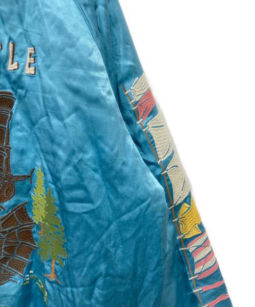GBL（ジービーエル）GBL (ジービーエル) スカジャン ブルー サイズ:XLの古着・服飾アイテム
