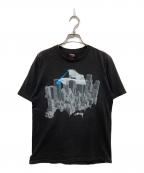 stussyステューシー）の古着「プリントTシャツ」｜ブラック