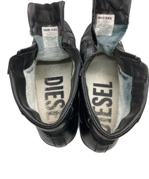 DIESEL（ディーゼル）DIESEL (ディーゼル) S-LEROJI ZIP MID ブラック サイズ:27の古着・服飾アイテム