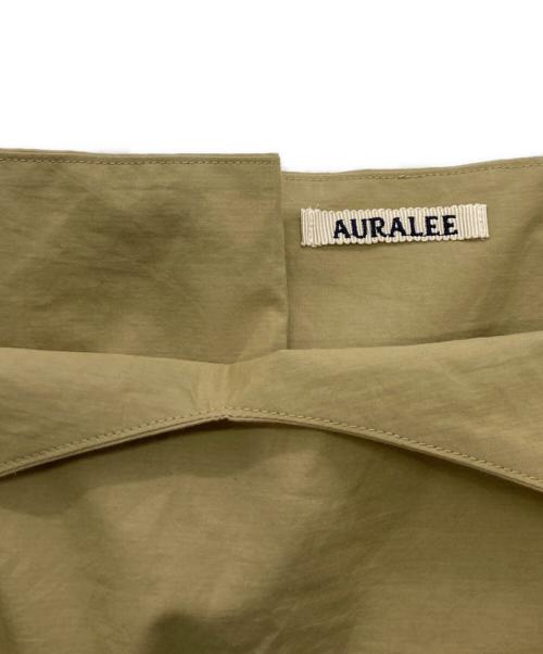 AURALEE（オーラリー）AURALEE (オーラリー) SELVEDGE WEATHER CLOTH LACE-UP CAMISOLE ベージュ サイズ:1の古着・服飾アイテム