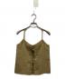 AURALEE (オーラリー) SELVEDGE WEATHER CLOTH LACE-UP CAMISOLE ベージュ サイズ:1：5000円
