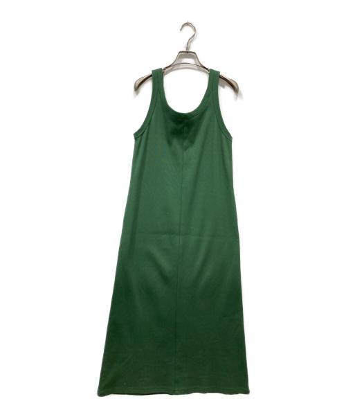 AURALEE（オーラリー）AURALEE (オーラリー) SUPER HEAVY COTTON RIB ONE-PIECE グリーン サイズ:1の古着・服飾アイテム