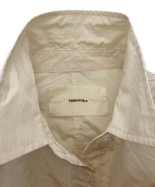 TODAYFUL（トゥデイフル）TODAYFUL (トゥデイフル) Pocket Short Shirts アイボリー サイズ:Freeの古着・服飾アイテム