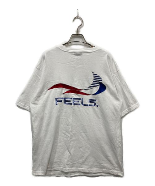 FEELS（フィールズ）FEELS (フィールズ) STITCH T-SHIRT ホワイト サイズ:Lの古着・服飾アイテム