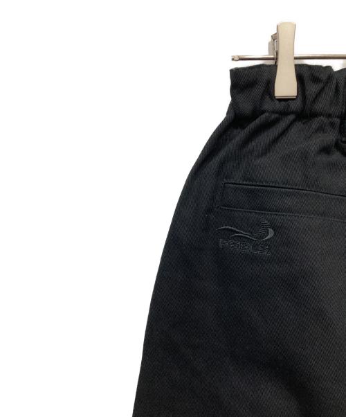 FEELS（フィールズ）FEELS (フィールズ) WIDE TUCKED TROUSERS BLACK ブラック サイズ:Lの古着・服飾アイテム