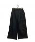 FEELS（フィールズ）の古着「WIDE TUCKED TROUSERS BLACK」｜ブラック