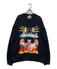 WACKO MARIA×JERZEES（ワコマリア×ジャージーズ）の古着「NECKFACE Edition Graphic Sweatshirt」｜ブラック