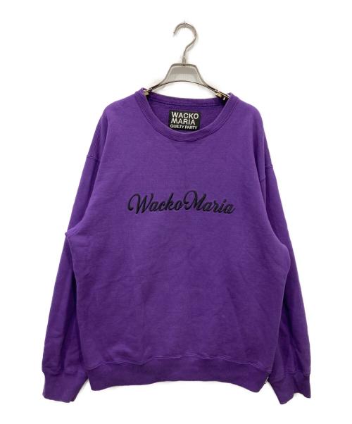 WACKO MARIA（ワコマリア）WACKO MARIA (ワコマリア) HEAVY WEIGHT CREW NECK SWEAT SHIRT (TYPE-1) パープル サイズ:Lの古着・服飾アイテム