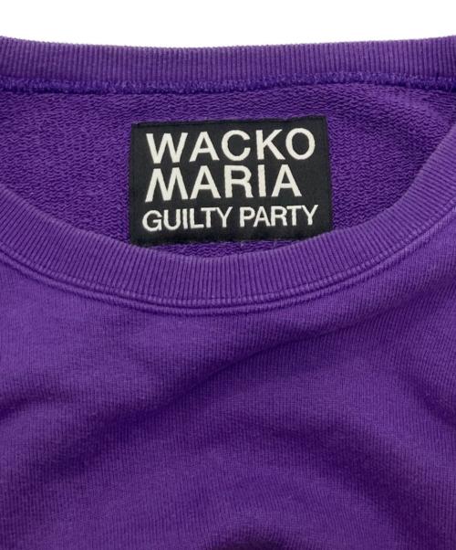 WACKO MARIA（ワコマリア）WACKO MARIA (ワコマリア) HEAVY WEIGHT CREW NECK SWEAT SHIRT (TYPE-1) パープル サイズ:Lの古着・服飾アイテム