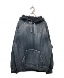 SUPREME（シュプリーム）の古着「Brush Stroke Hooded Sweatshirt」｜ブラック