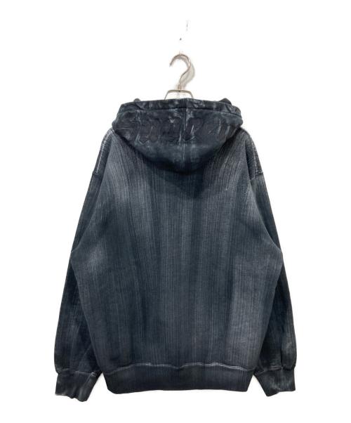 SUPREME（シュプリーム）SUPREME (シュプリーム) Brush Stroke Hooded Sweatshirt ブラック サイズ:Mの古着・服飾アイテム