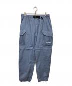 SUPREMEシュプリーム）の古着「Mesh Pocket Belted Cargo Pant」｜ブルー