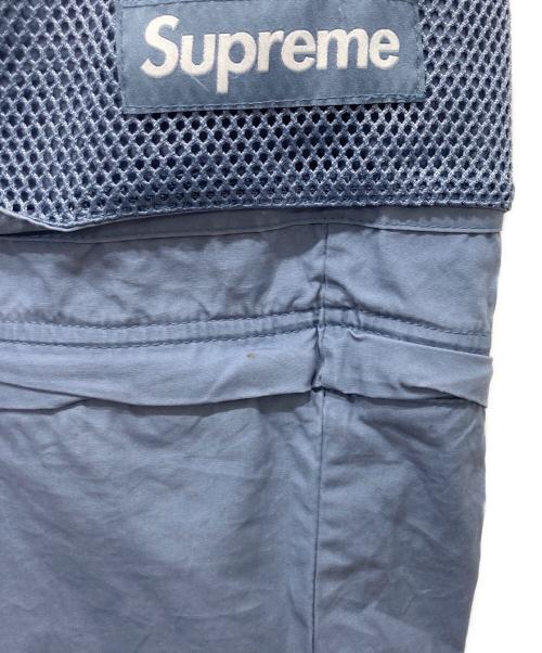 SUPREME（シュプリーム）SUPREME (シュプリーム) Mesh Pocket Belted Cargo Pant ブルー サイズ:Mの古着・服飾アイテム